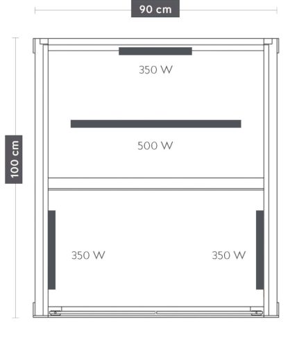 RUBY 1 egyszemélyes infraszauna