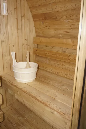 TROMSÖ M kültéri szaunahordó, kétszemélyes