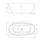 MANHATTAN térkád, fekete/fehér