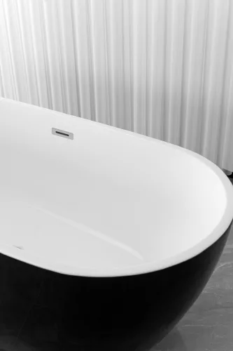 CUBA szabadon álló térkád, fekete/fehér