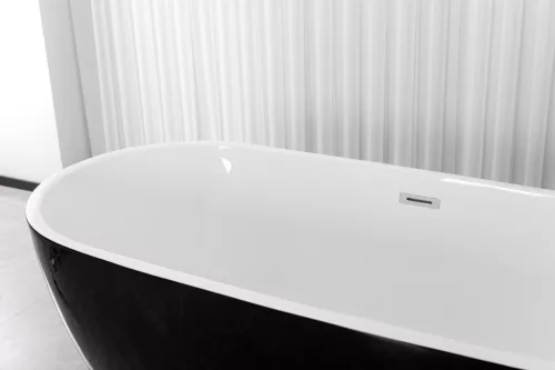 CUBA szabadon álló térkád, fekete/fehér