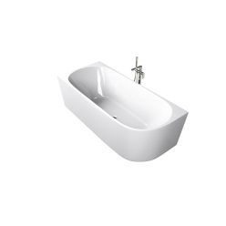   SOLVA falsíkra/sarokba állítható aszimmetrikus fürdőkád, balos kivitel