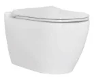 UNO perem nélküli fali WC slim "soft close" ülőkével