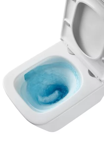 Nova perem nélküli fali wc fehér lecsapódásgátlós wc ülőkével