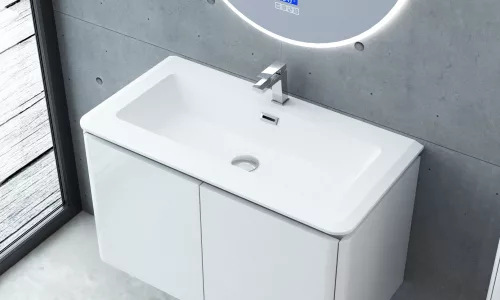 GAMA 90 függesztett bútorszett, fehér
