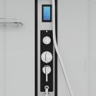 NEW YORK komplett hidromasszázs zuhanykabin, fehér hátfallal