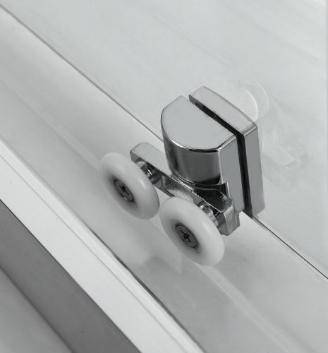 NEW YORK komplett hidromasszázs zuhanykabin, fekete hátfallal