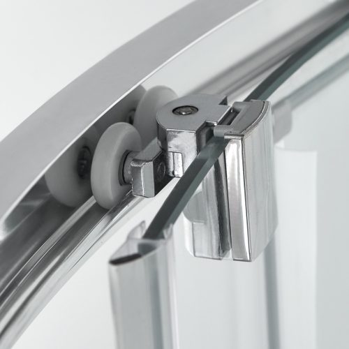 NEW YORK komplett hidromasszázs zuhanykabin, fekete hátfallal