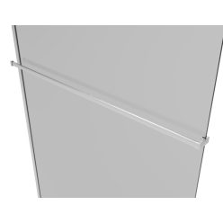 Törölközőtartó zuhanyfalakhoz, 120 cm, króm