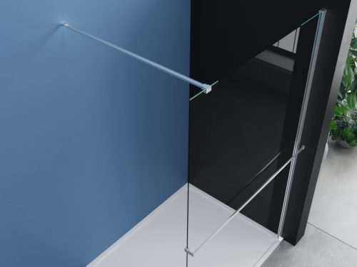 Törölközőtartó zuhanyfalakhoz, 120 cm, króm