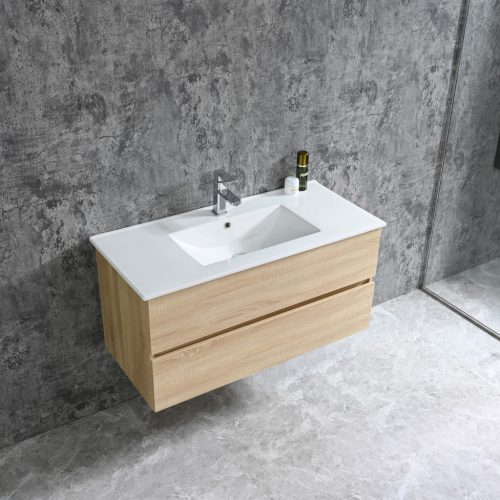 CORBO 100 függesztett alsóbútor szett, faerezetű