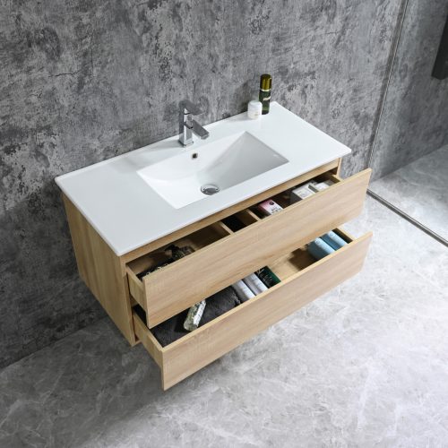 CORBO 100 függesztett alsóbútor szett, faerezetű