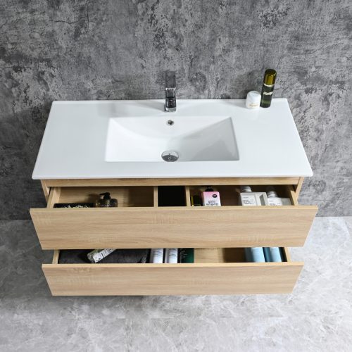 CORBO 100 függesztett alsóbútor szett, faerezetű