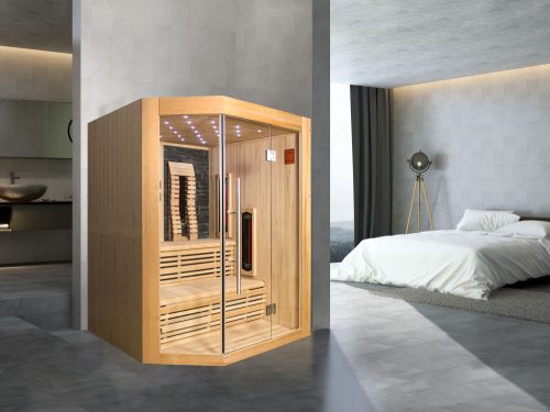 KIRUNA 3-4 személyes infraszauna