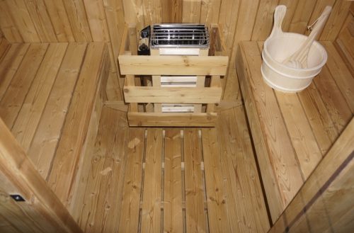 TROMSÖ M kültéri szaunahordó, kétszemélyes