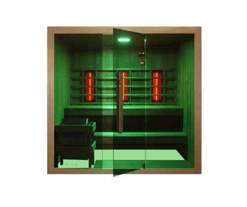 KOTKA infra- és finn szauna kombináció, négy-ötszemélyes