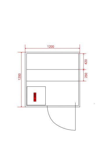LUXOR 1 finn szauna, kétszemélyes