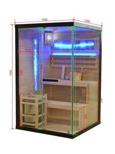 LUXOR 1 finn szauna, kétszemélyes