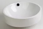 Beépíthető kerámiamosdó, kerek
