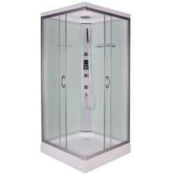 TWIST hidromasszázs zuhanykabin, szögletes, 80 cm
