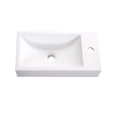 PORTO öntött márvány kézmosó, ráépíthető