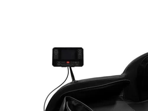 PRIMORA luxus masszázsfotel, fekete - 120 W