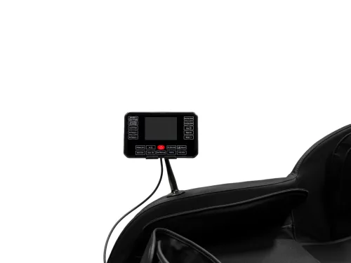 PRIMORA luxus masszázsfotel, fekete - 120 W