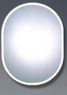 Tükör világítás nélkül, ovális