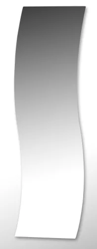 Tükör, hullámos, világítás nélkül