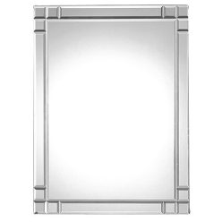 Tükör világítás nélkül, mart szegéllyel