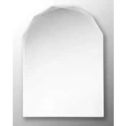 Tükör, íves, csiszolt szegéllyel, világítás nélkül