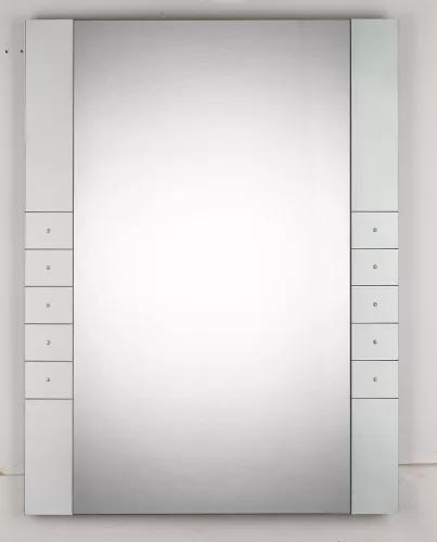 Tükör világítás nélkül, oldalszegéllyel