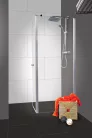 GRANDE kétrészes zuhanyajtó 140 cm