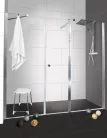 GRANDE kétrészes zuhanyajtó 140 cm