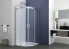 ELEGANCE íves sarok zuhanykabin két tolóajtóval