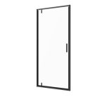 SANOSLIM Pivot zuhanyajtó, 80 cm, fekete