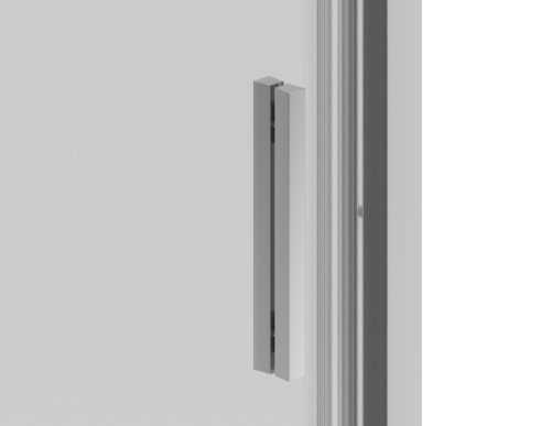 SANOSLIM Pivot zuhanyajtó, 100 cm, króm