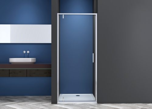 SANOSLIM Pivot zuhanyajtó, 100 cm, króm