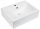Síklapos kerámiamosdó, szögletes