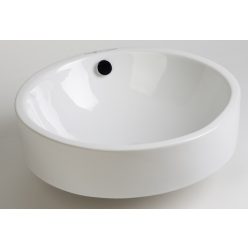 Beépíthető kerámiamosdó, kerek