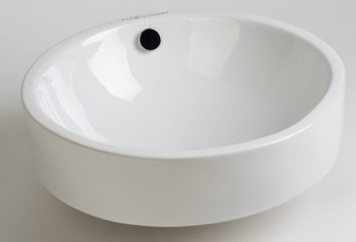 Beépíthető kerámiamosdó, kerek