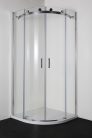 ELEGANCE íves sarok zuhanykabin két tolóajtóval