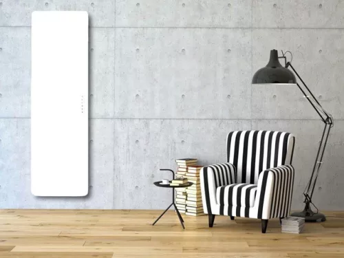 E-MIRROR elektromos fürdőszobai fűtőtest termosztáttal, fehér, 700 W