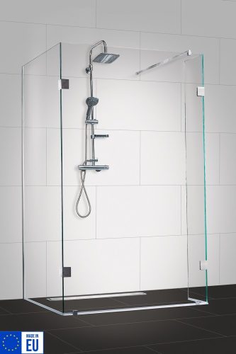 WIDE I háromrészes zuhanyfal, 120/90 cm