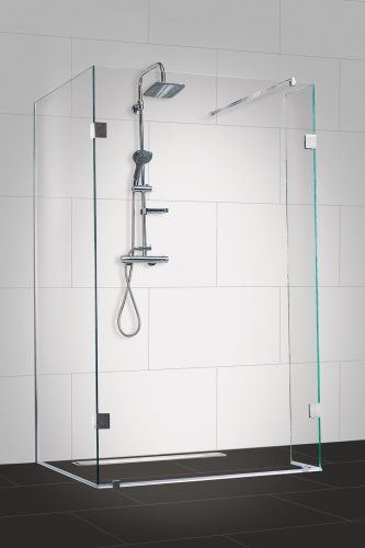 WIDE I háromrészes zuhanyfal, 120/90 cm