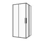 SANOSLIM zuhanyajtó, 120 cm, fekete