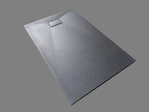 SMC 90/120 szögletes zuhanytálca, fekete