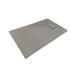 SMC 90/120 szögletes zuhanytálca, betonszürke
