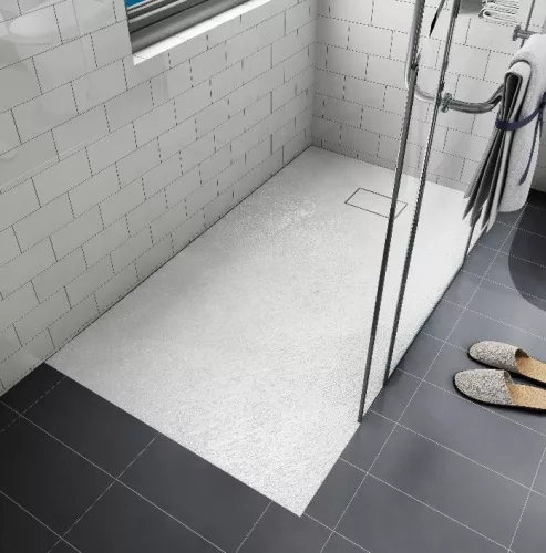 SMC 80 szögletes zuhanytálca, fehér