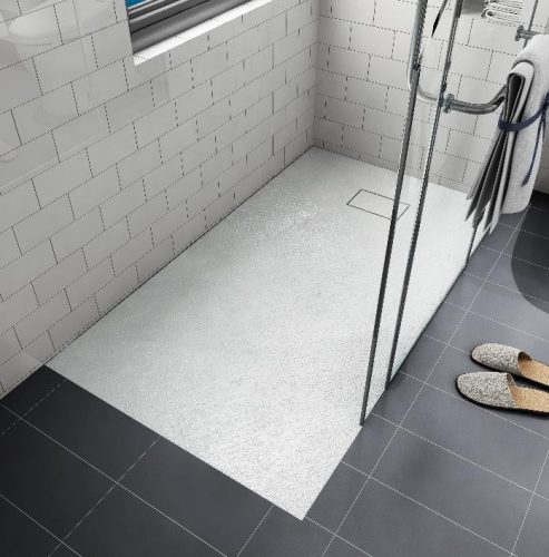 SMC 90/120 szögletes zuhanytálca, fehér